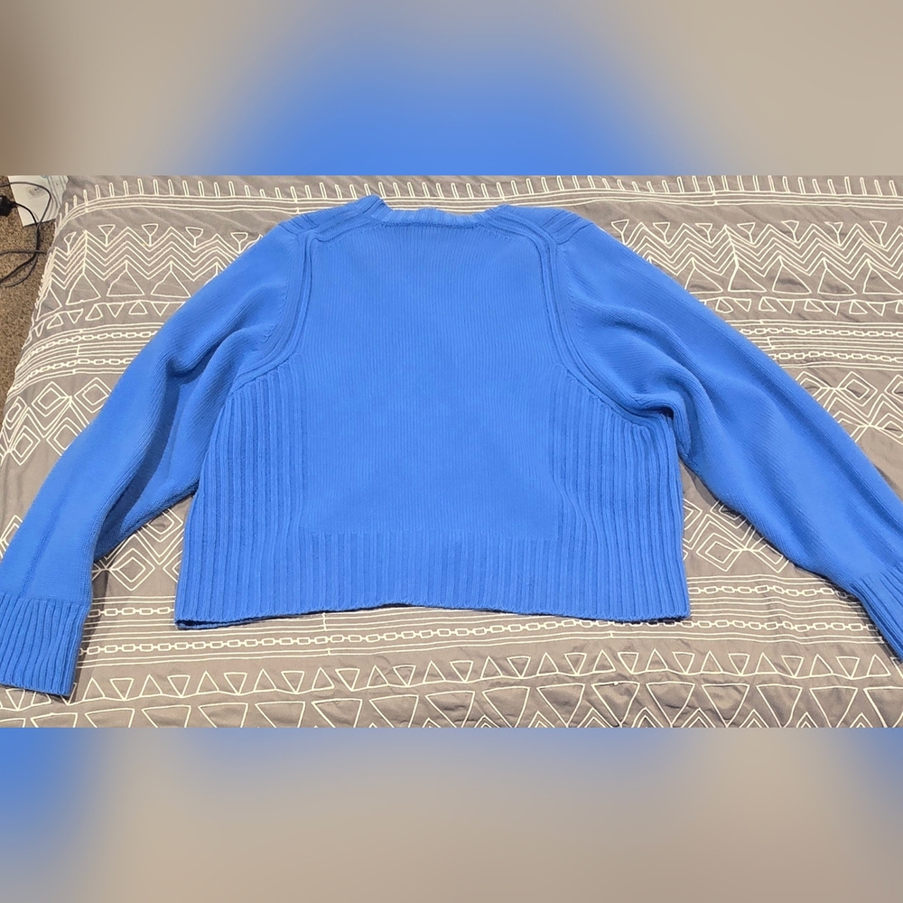 Me+Em Merino Wool And Cashmere Sweater Cardigan Size Medium - Picture 6 of 6